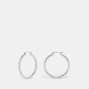 COACH NWT Silver Hoop Earrings🩶🤍🩶🤍🩶🤍🩶🤍🩶🤍🩶🤍